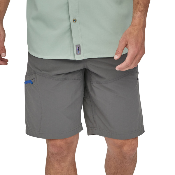 Patagonia Guidewater II Shorts Forge Grey Model Front Patagonia Guidewater II Shorts Forge Grey Model Front